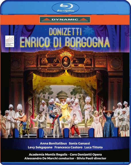 Enrico di Borgogna DVD Cover - Anna Bonitatibus