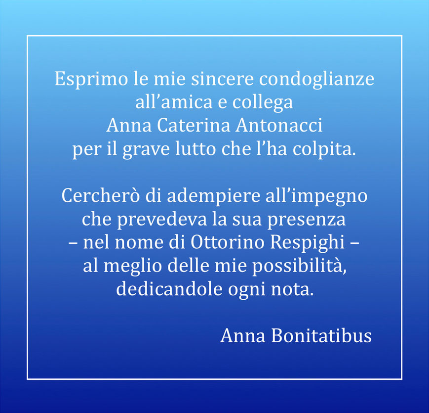 Anna Bonitatibus – Respighi
